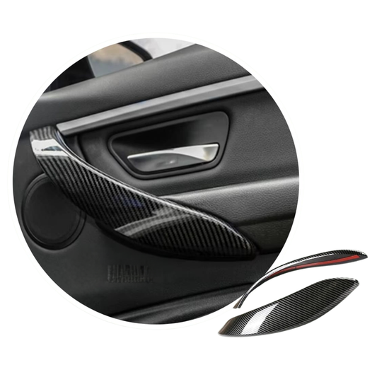 BMW F30  F32  F33 Carbon-Style Door Handle Plastic Covers (2 Pieces)