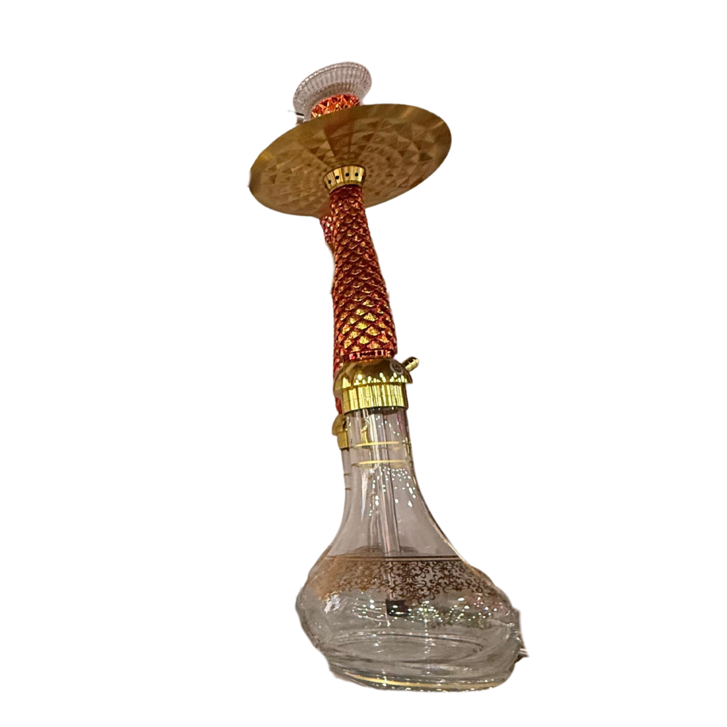 Dragon Scale Hookah – Gold Flame Edition