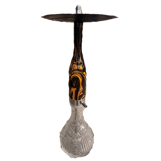 Onyx Hookah – Black & Gold Marble Edition