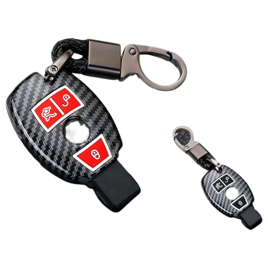 Mercedes Plastic Key Cover with Keychain (2007–2018)