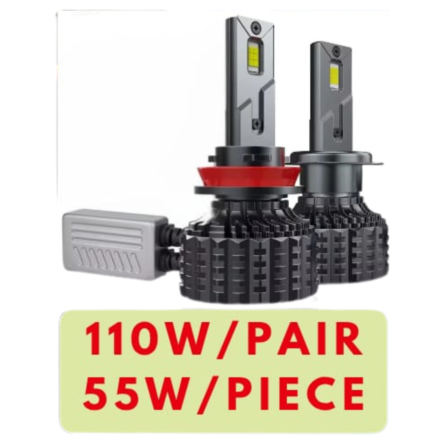 Premium LED Headlight Bulbs + Canbus Decoder – Double Copper Tube Liquid Cooling (H4 / H7 / H8 / H11 / 9005 / 9006)