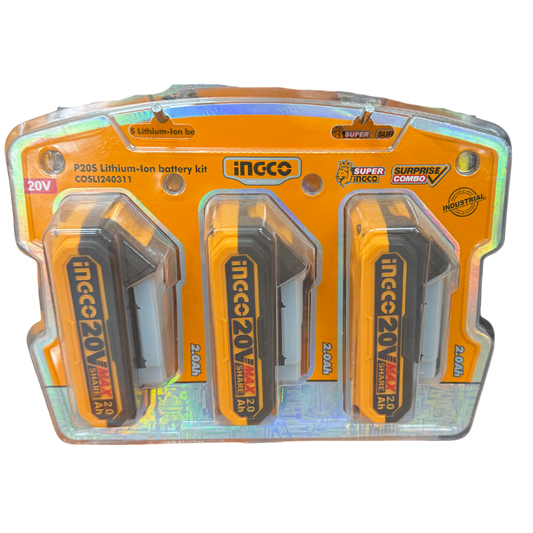 INGCO 20V Lithium-Ion Battery Kit