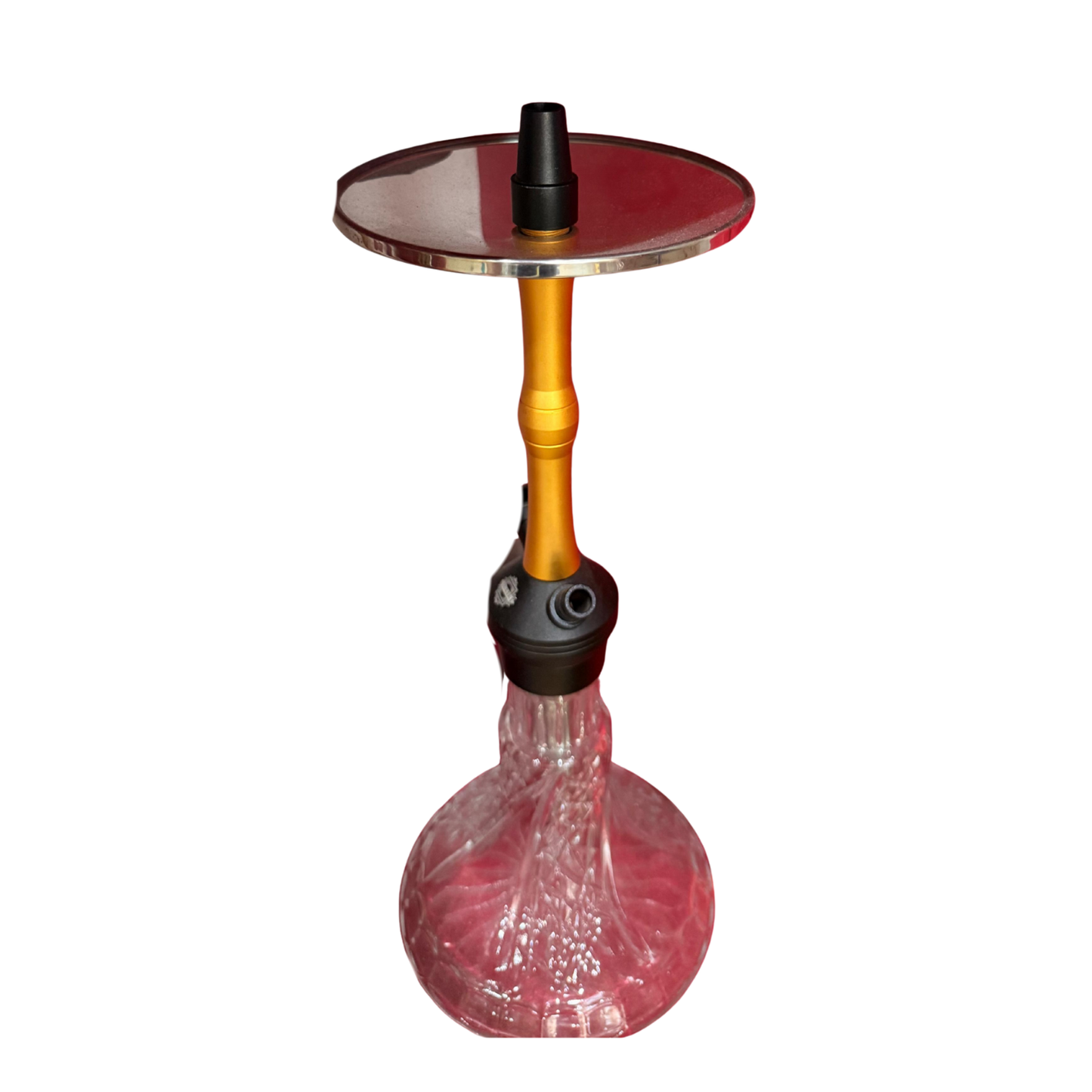 Golden Flame Hookah – Rose Crystal Edition