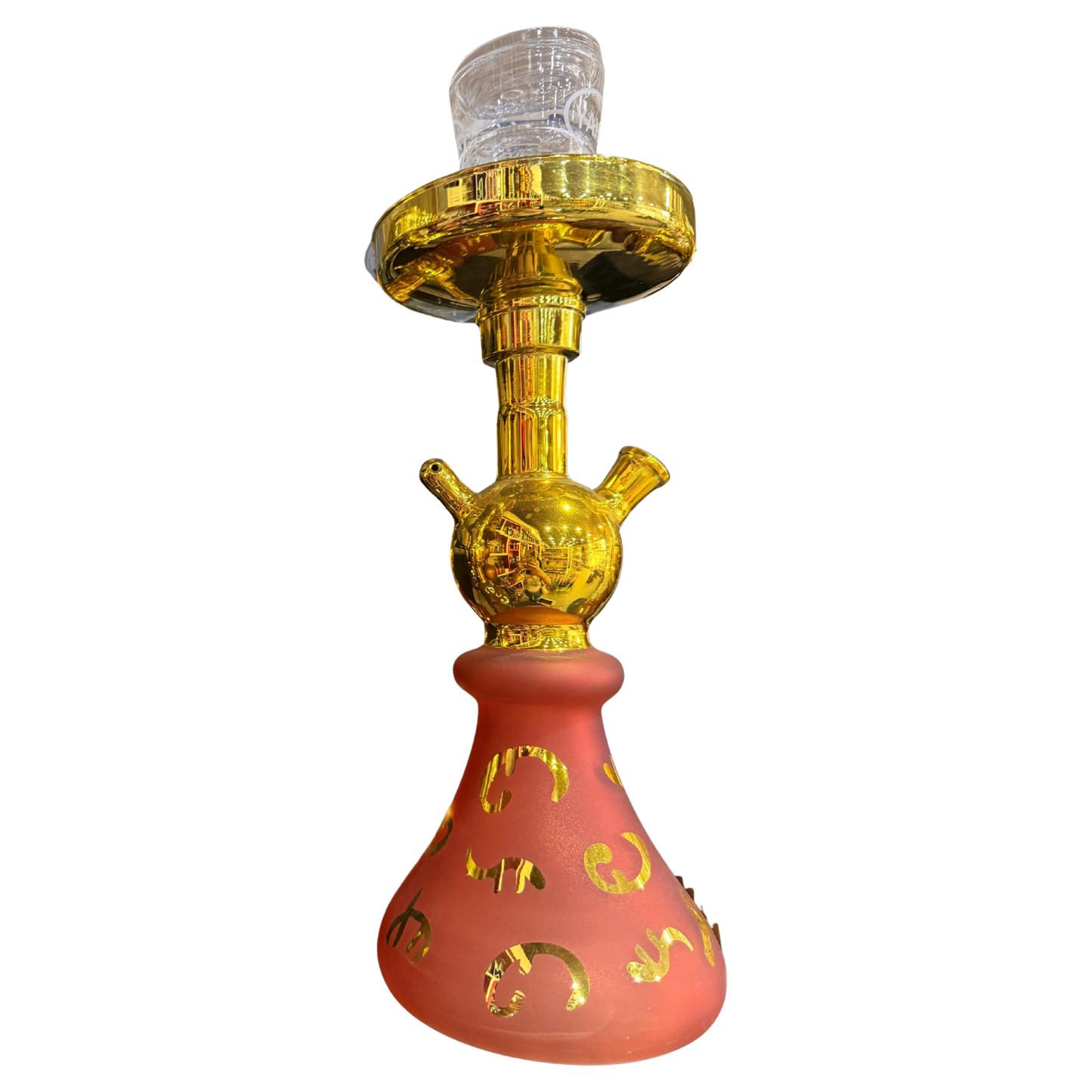 Royal Mini Hookah – Gold Plated (Available in Brown and Red)