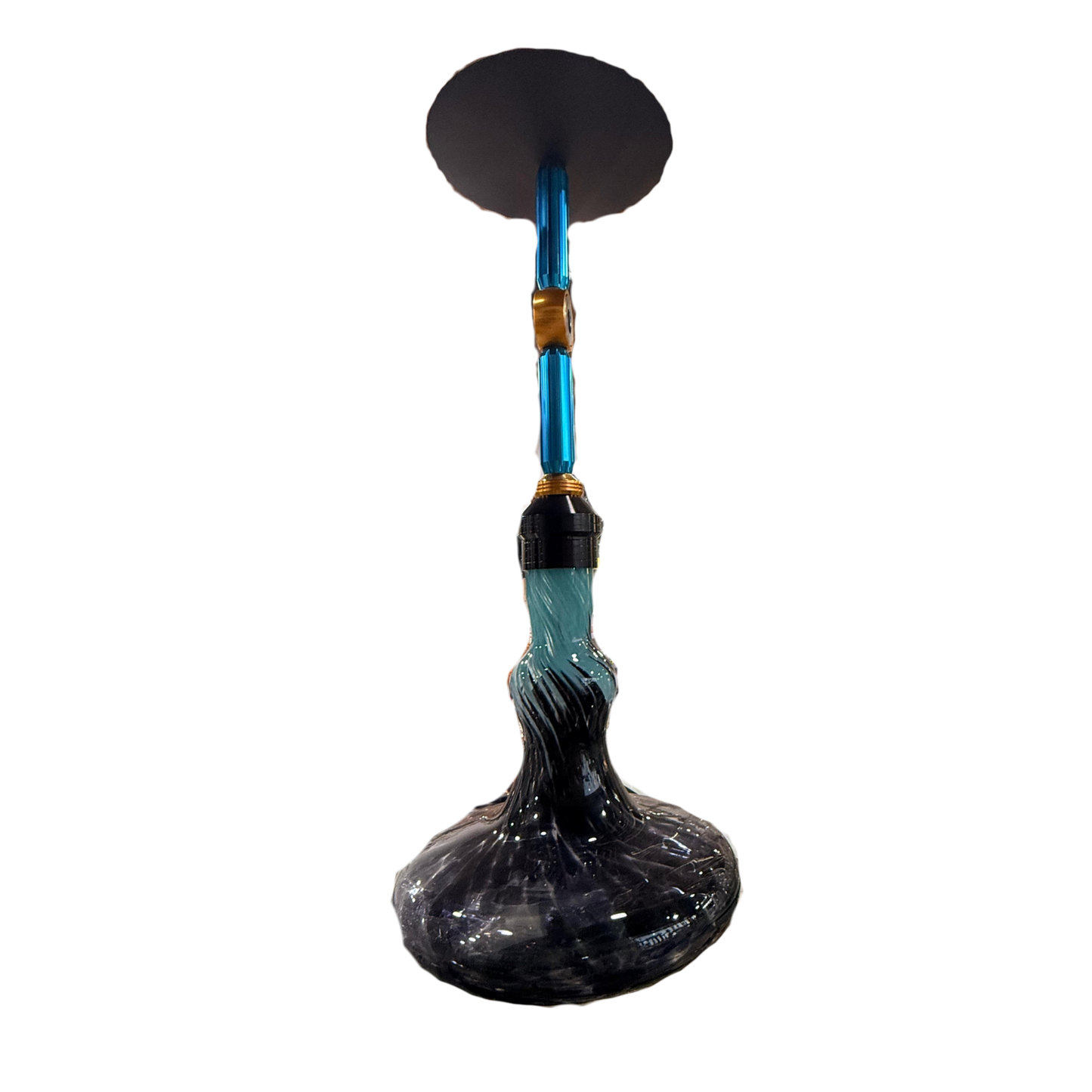 Crystal Wave Hookah – Modern Blue Edition