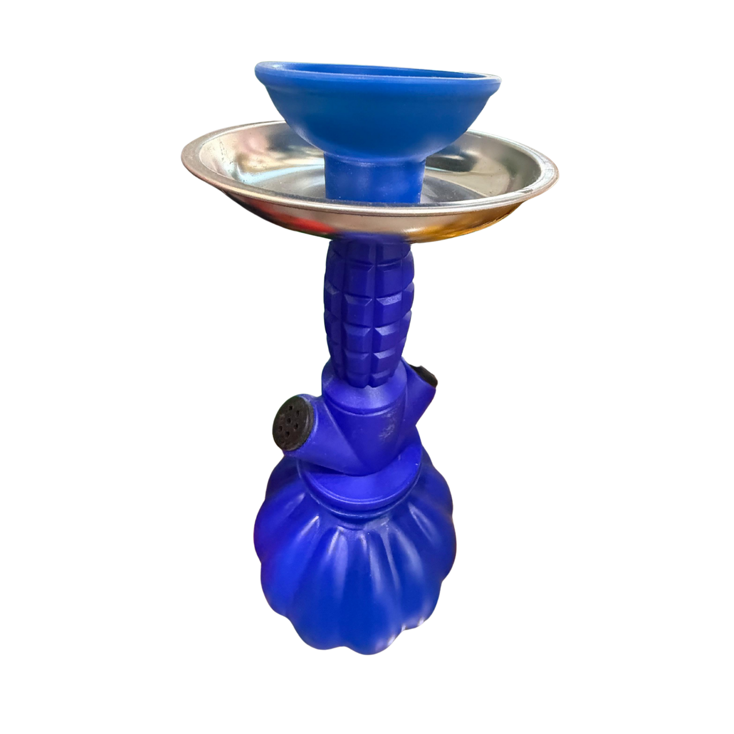 Compact Ribbed PLASTIC Hookah – Available in Multiple Colors