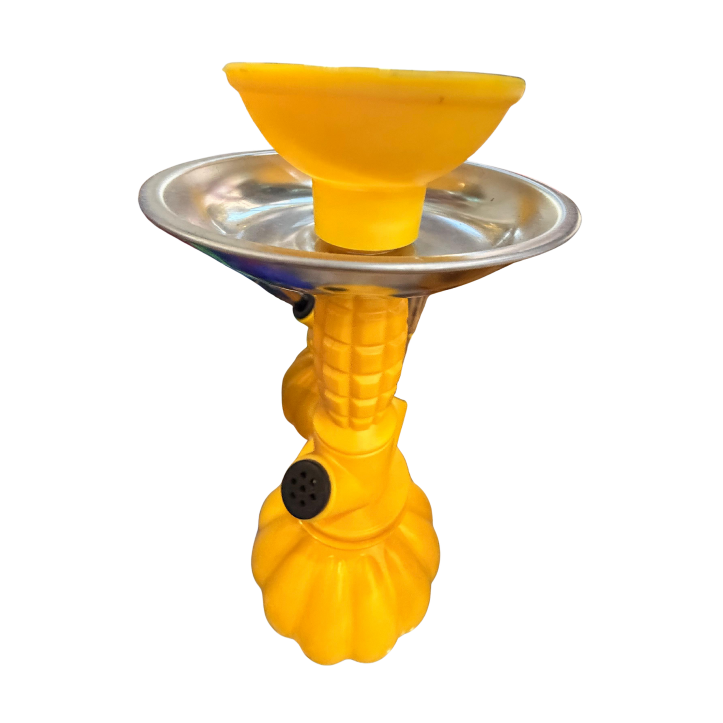Compact Ribbed PLASTIC Hookah – Available in Multiple Colors