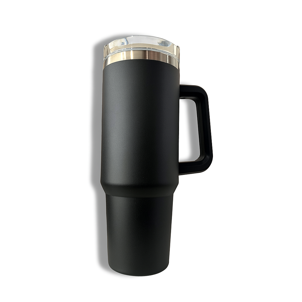 Tumbler with Straw Lid & Handle (mug)