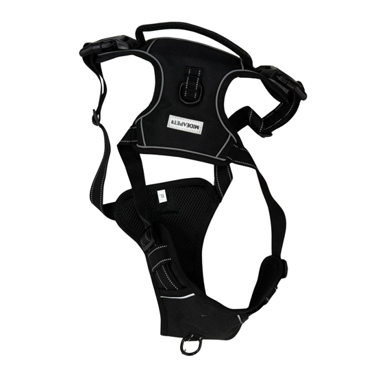 MIDEAPET Adjustable Dog Harness – No Pull, Reflective, Comfortable Fit