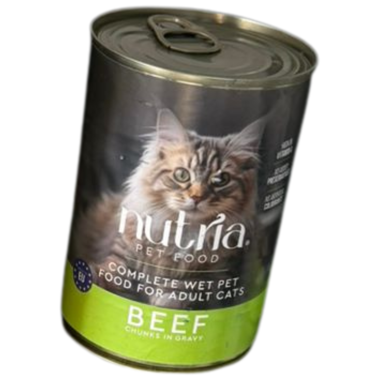 Nutria Pet Food – Beef Wet Food for Adult Cats (Chunks in Gravy)