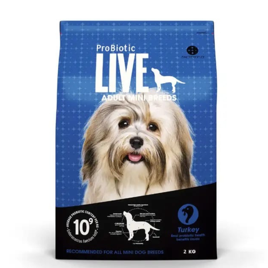 LIVE ProBiotic Adult Mini Breeds Turkey (2kg)