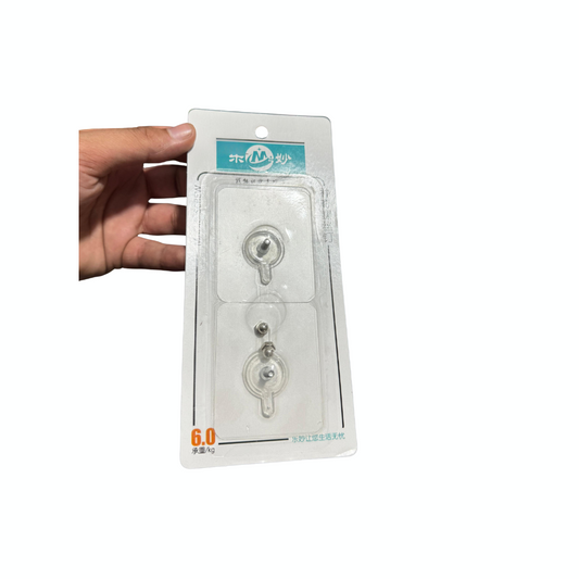 Heavy-Duty Suction Cup Wall Hooks (6kg Capacity)