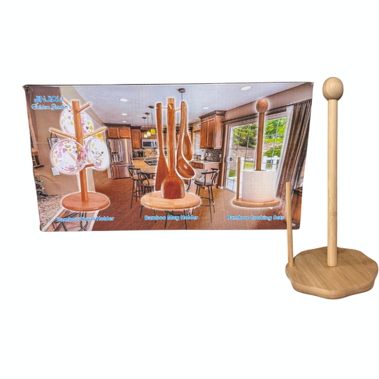 JinJia Golden Bamboo Kitchen Organizer Set