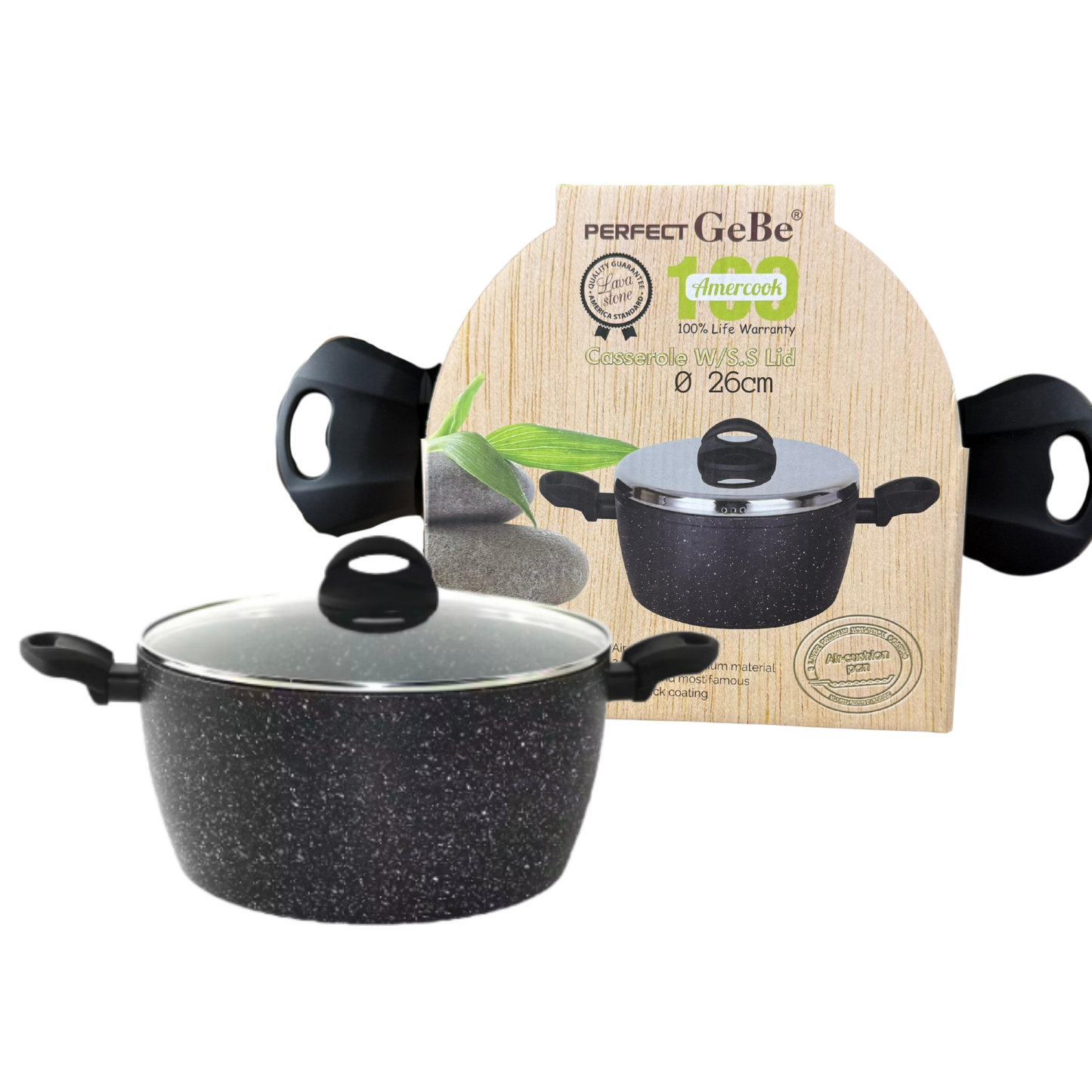 Gebe Casserole with Lid