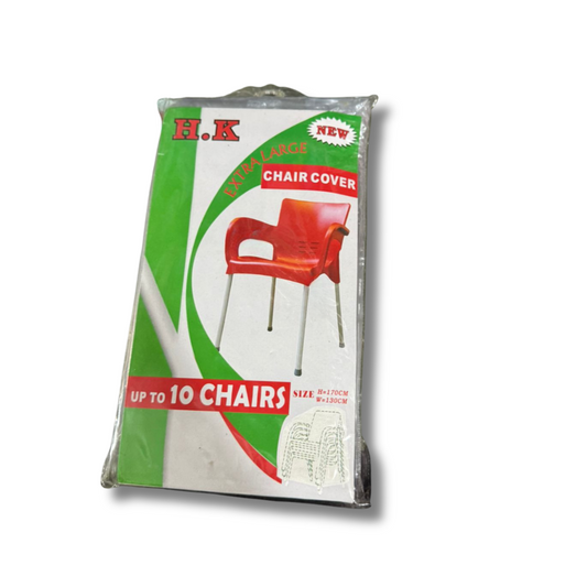 H.K Extra-Large Transparent Chair Cover