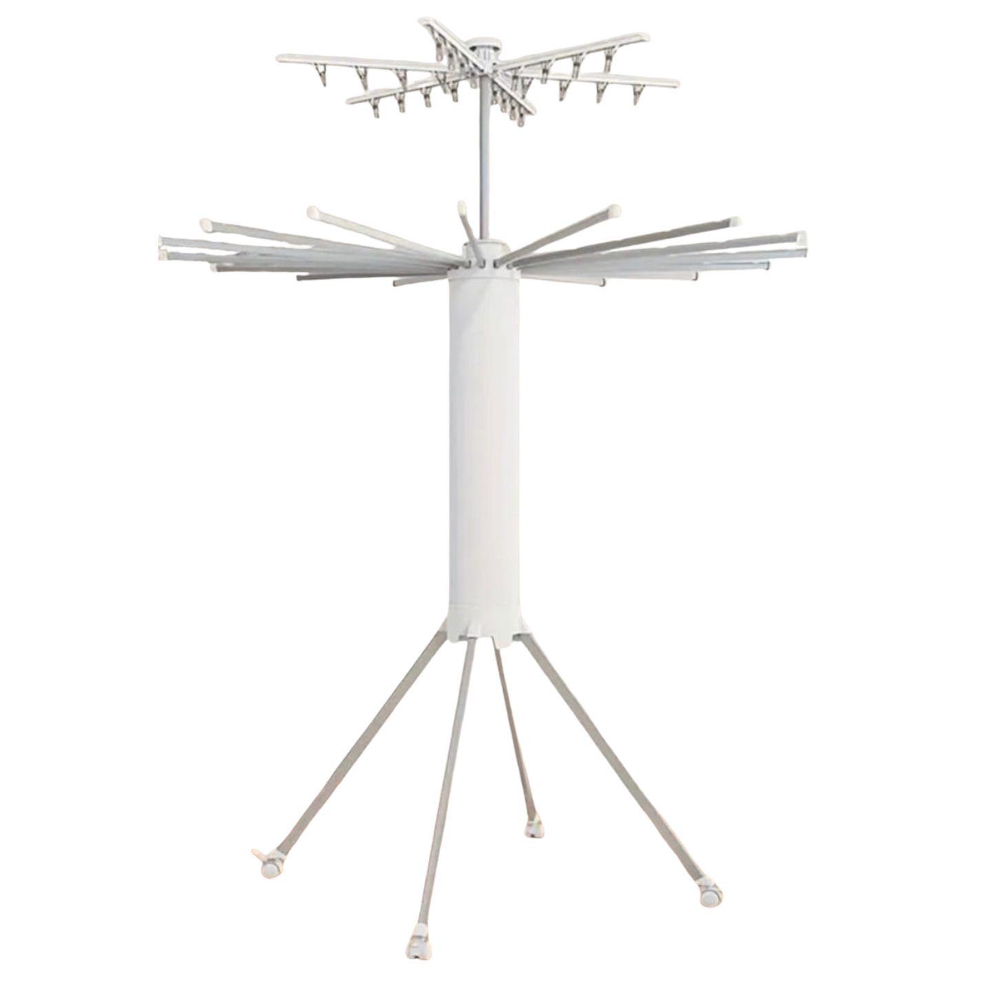 Pop-Up Folding Clothes Drying Rack – Space-Saving 360° Rotating Design