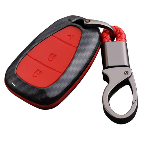 Chevrolet Camaro / Spark Key Cover – Carbon Pattern Plastic with Red or Black Options