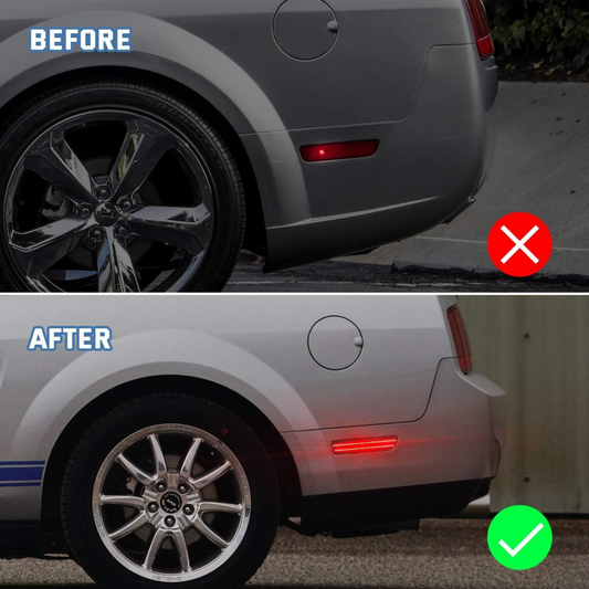 Ford Mustang 2005–2009 Rear LED Lights – Red (OEM Replacement)