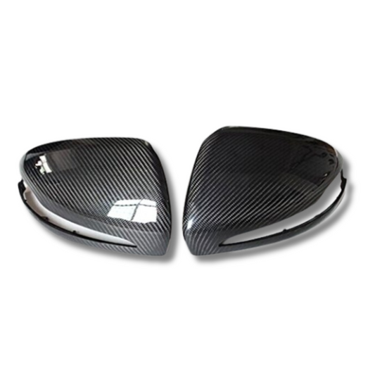 Mercedes W205 W213 GLC Carbon Fiber Mirror Replacements – ABS High Quality