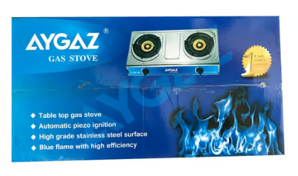 AYGAZ Double Burner High Power Gas Stove