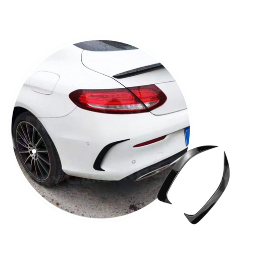 Mercedes W205 Coupe Rear Air Vent Trims (2015–2021) – 2 Pieces