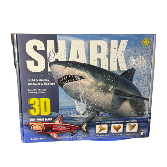 3D Great White Shark – Build & Explore Kit