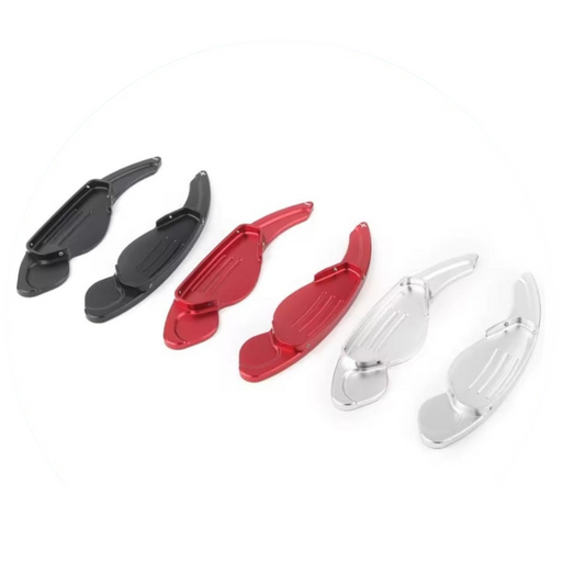Land Rover & Jaguar Paddle Shifter Extensions – Aluminum (Black / Red / Silver)