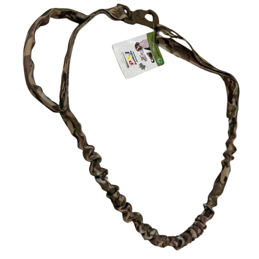 Tactical Bungee Dog Leash – Heavy-Duty, Shock Absorbing & Military Style (Camo)