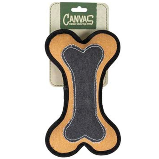Canvas Bone Dog Toy