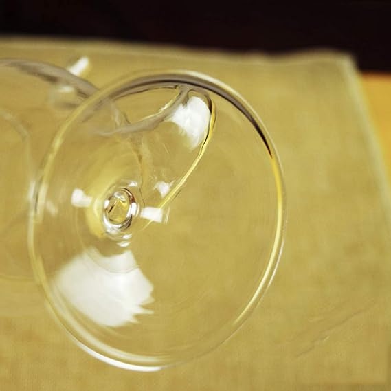 Wine Glass with Built-In Straw
